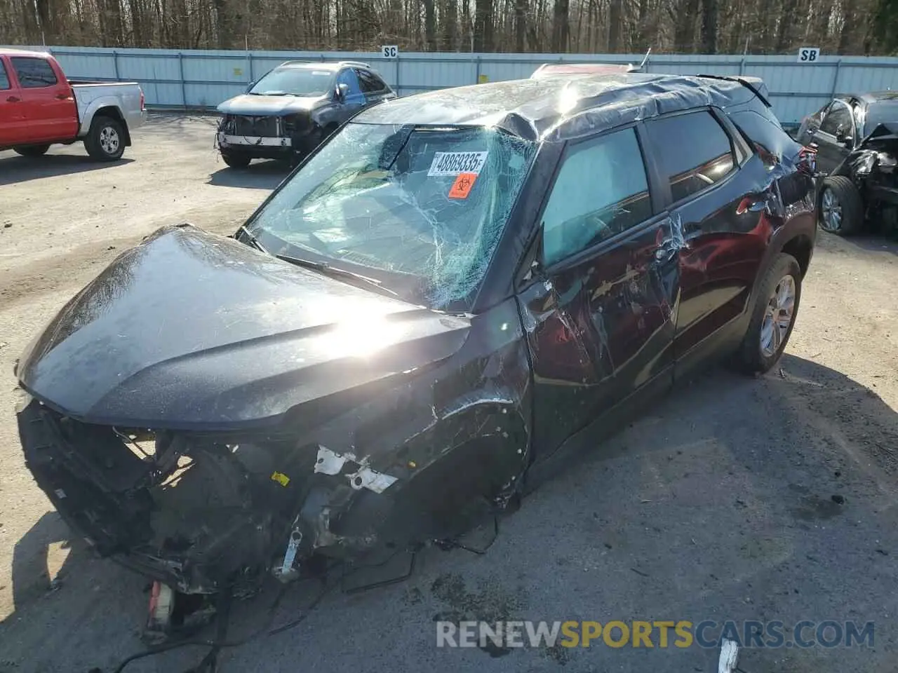 1 Фотография поврежденного автомобиля KL79MMS20RB065656 CHEVROLET TRAILBLZR 2024