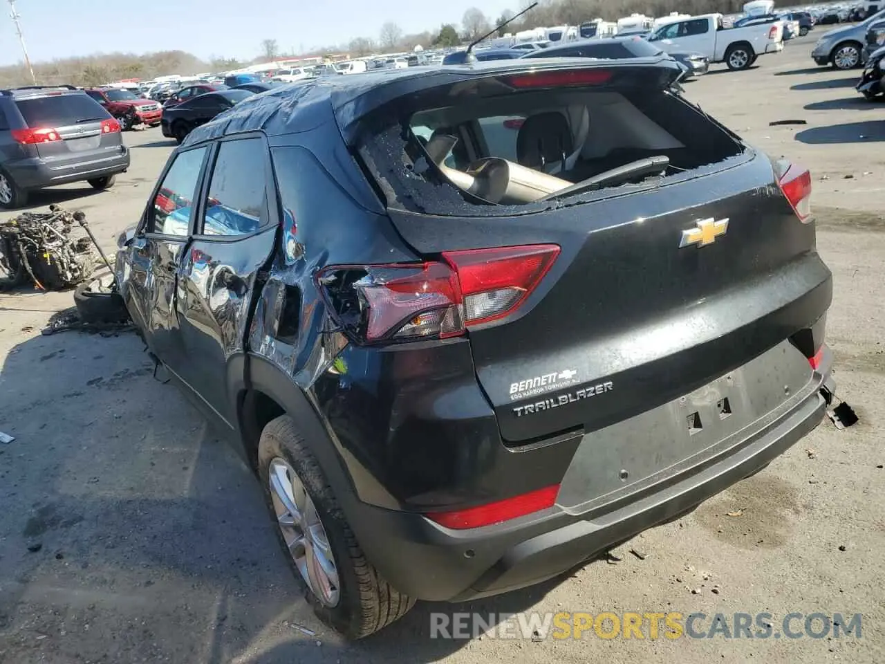 2 Фотография поврежденного автомобиля KL79MMS20RB065656 CHEVROLET TRAILBLZR 2024