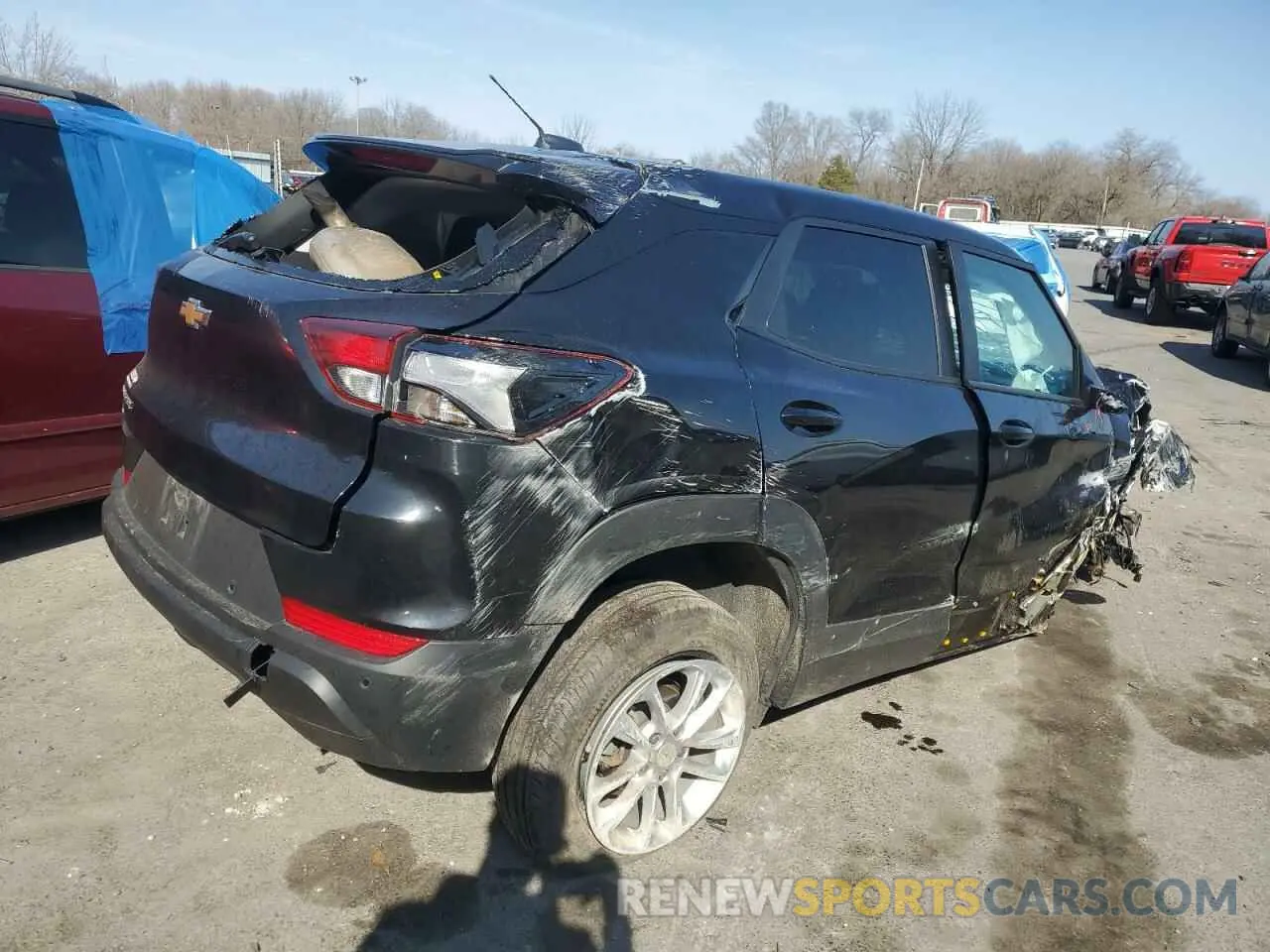 3 Фотография поврежденного автомобиля KL79MMS20RB065656 CHEVROLET TRAILBLZR 2024