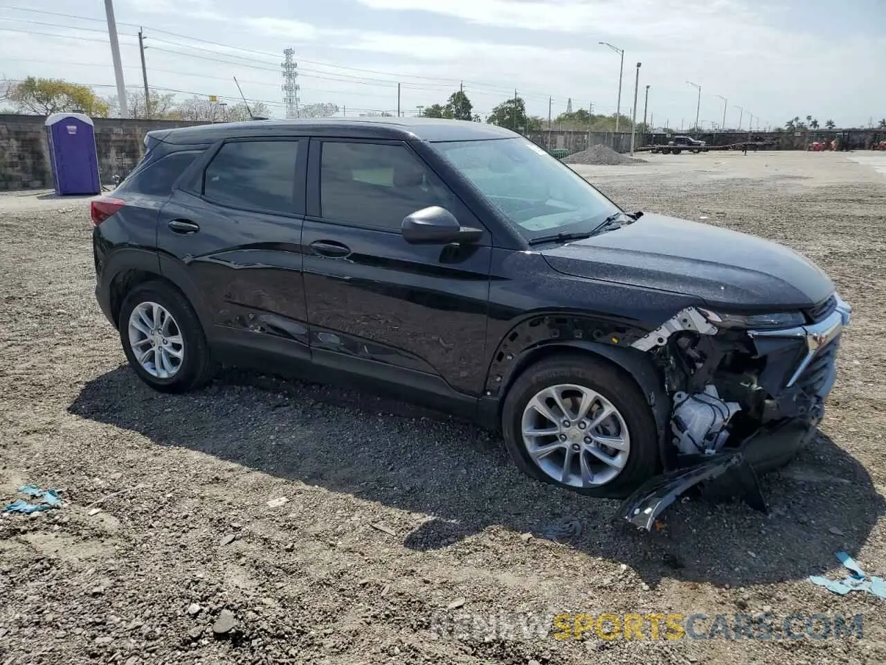 4 Фотография поврежденного автомобиля KL79MMS29RB034339 CHEVROLET TRAILBLZR 2024