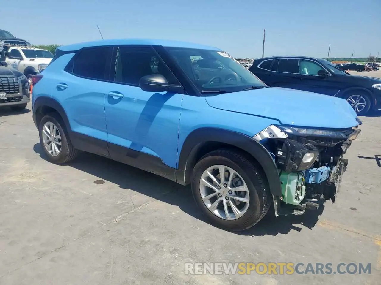 4 Фотография поврежденного автомобиля KL79MMSL8RB192874 CHEVROLET TRAILBLZR 2024