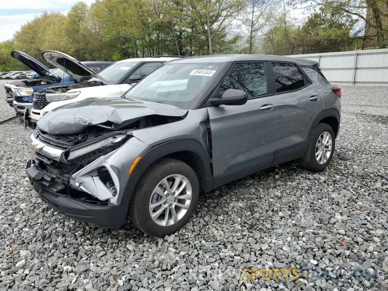 1 Photograph of a damaged car KL79MNSL5RB057003 CHEVROLET TRAILBLZR 2024