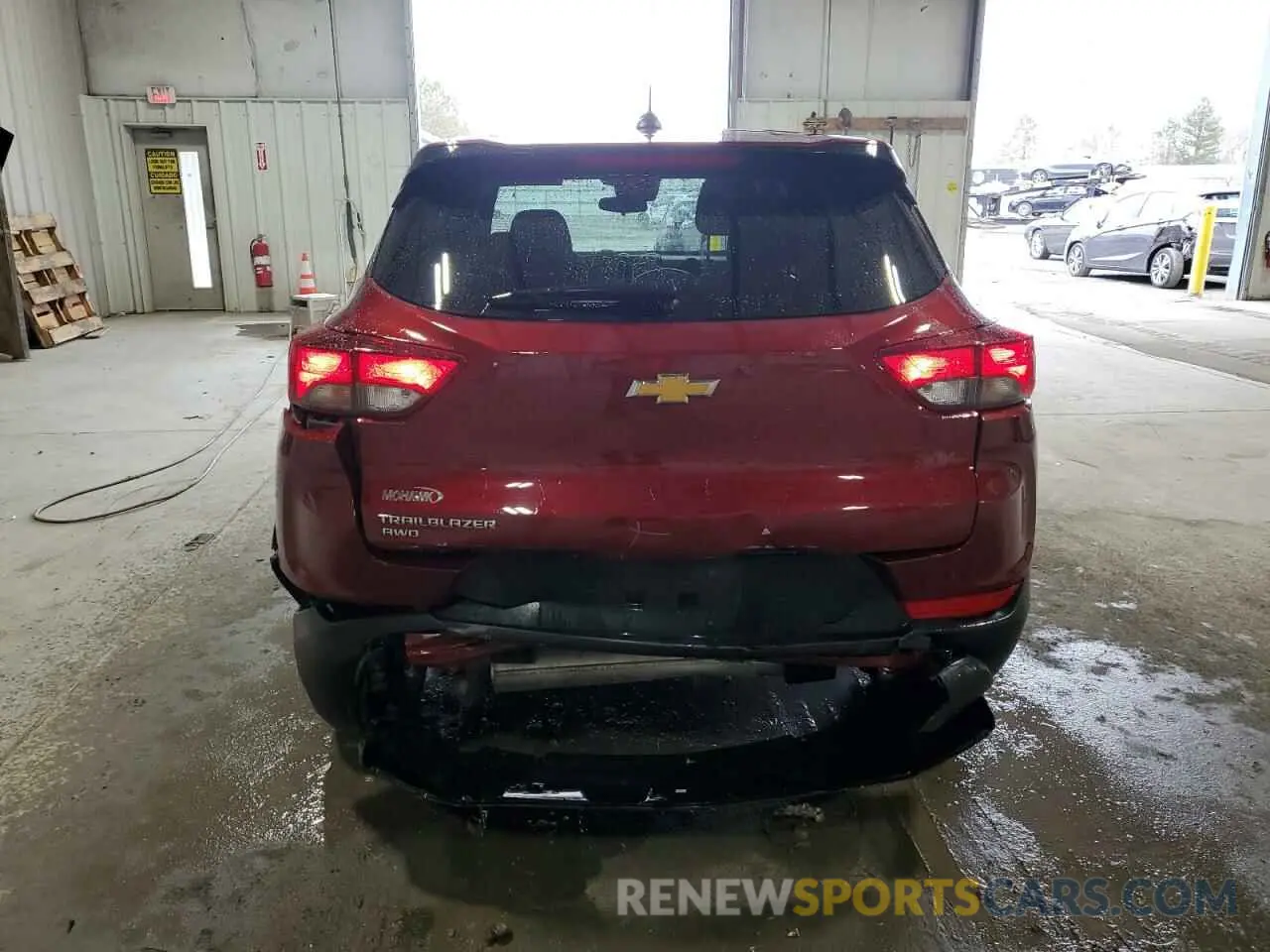 6 Фотография поврежденного автомобиля KL79MNSL6RB051615 CHEVROLET TRAILBLZR 2024