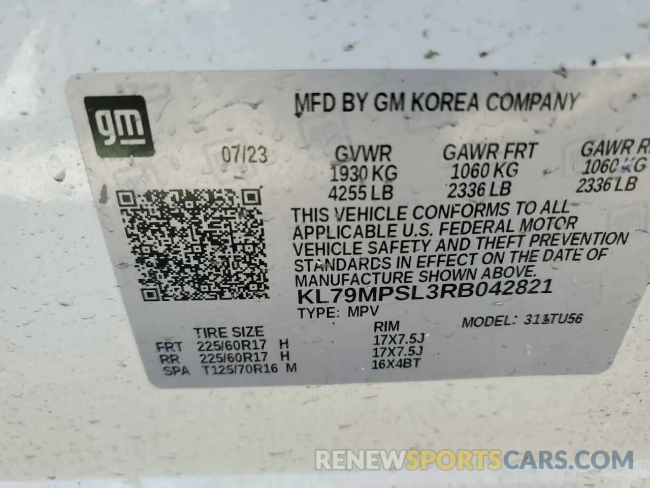 14 Фотография поврежденного автомобиля KL79MPSL3RB042821 CHEVROLET TRAILBLZR 2024