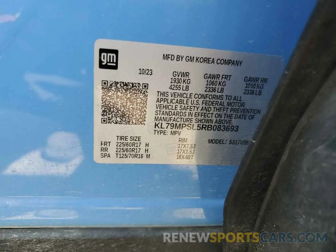 13 Фотография поврежденного автомобиля KL79MPSL5RB083693 CHEVROLET TRAILBLZR 2024