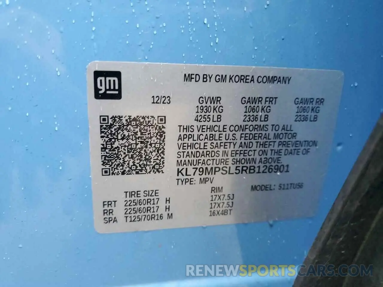 15 Фотография поврежденного автомобиля KL79MPSL5RB126901 CHEVROLET TRAILBLZR 2024
