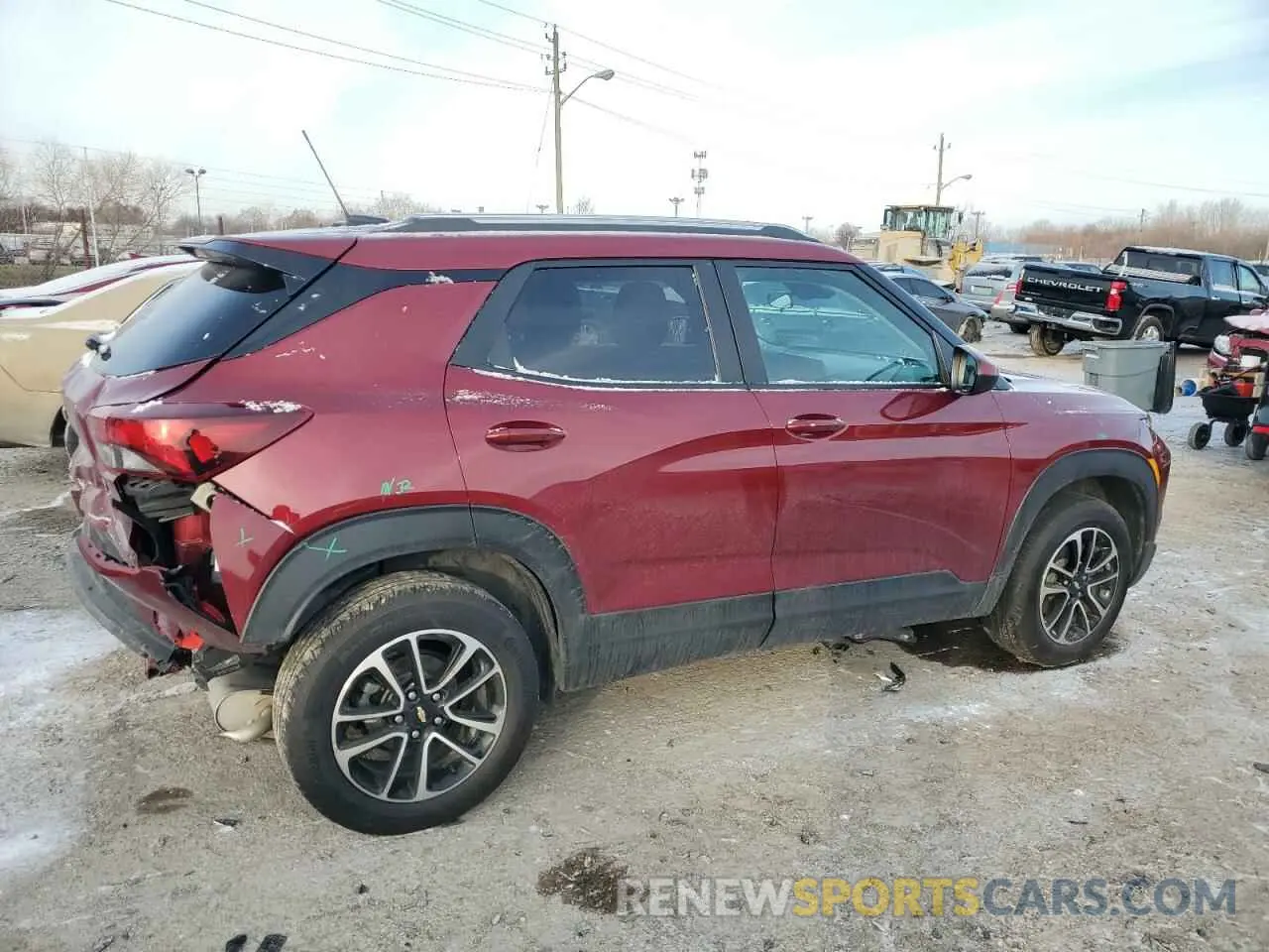 3 Фотография поврежденного автомобиля KL79MRSL5RB121452 CHEVROLET TRAILBLZR 2024