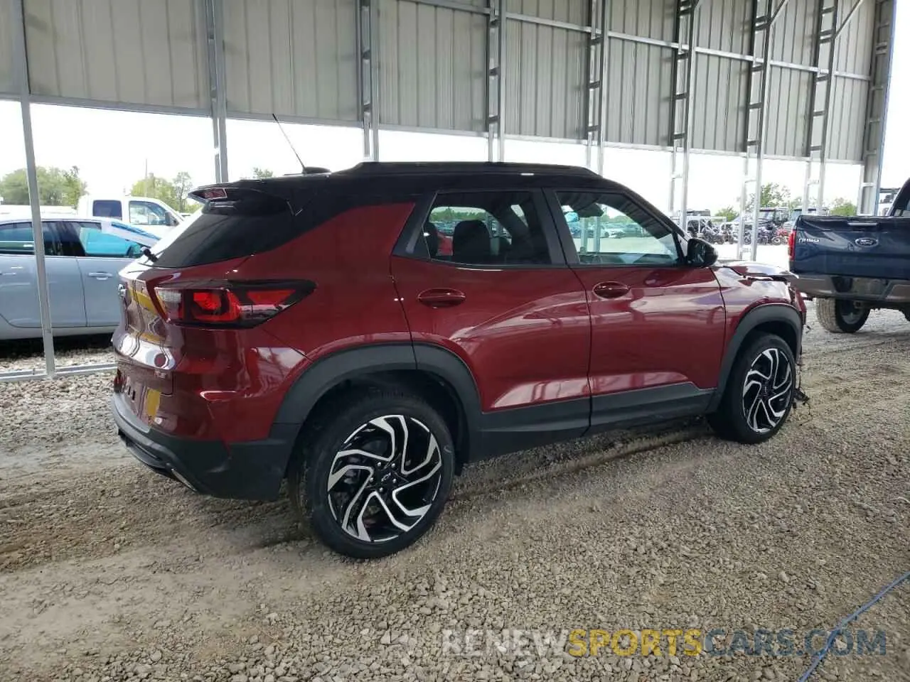 3 Фотография поврежденного автомобиля KL79MUSL6RB188810 CHEVROLET TRAILBLZR 2024