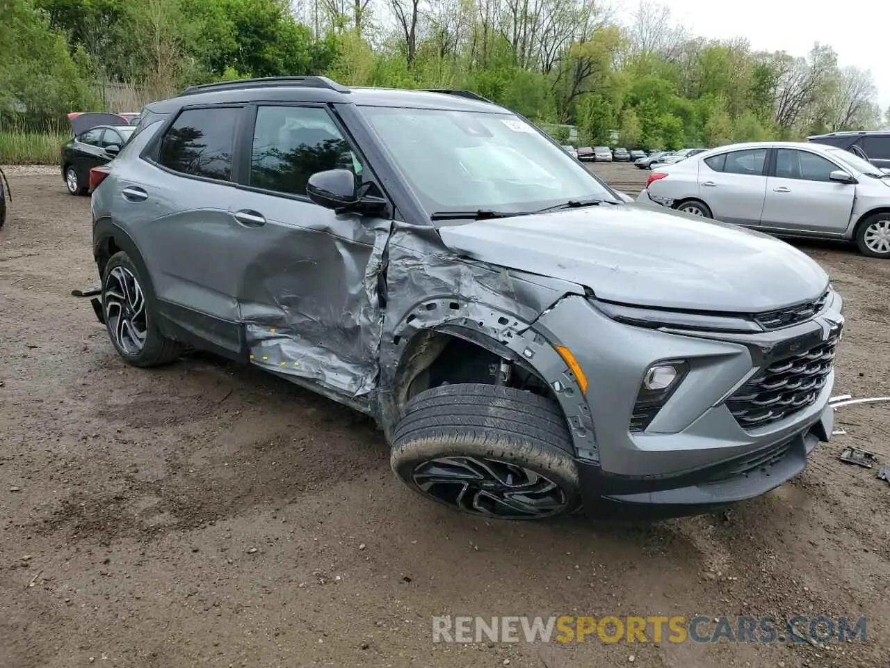 4 Photograph of a damaged car KL79MUSL7RB178321 CHEVROLET TRAILBLZR 2024