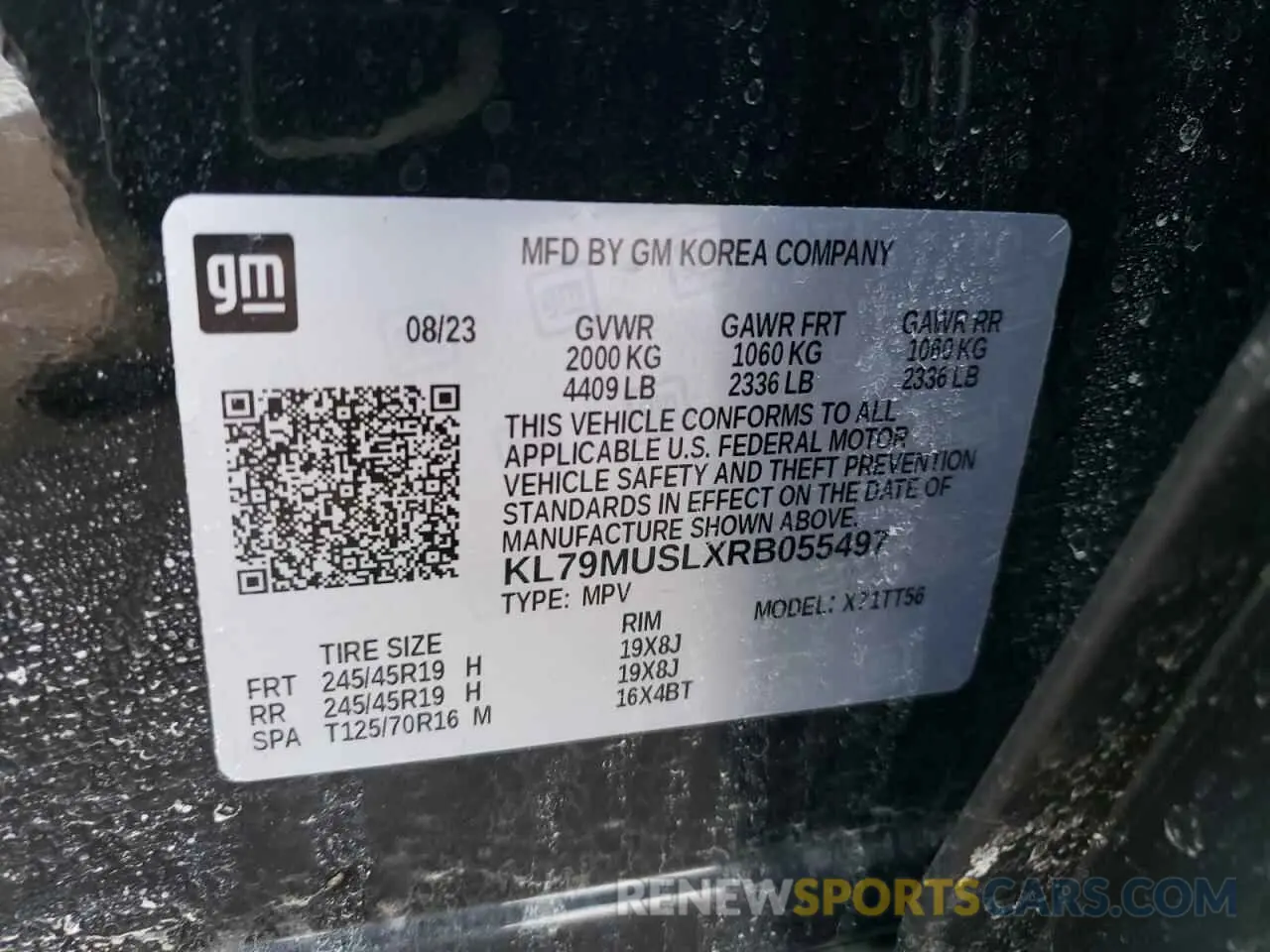 14 Фотография поврежденного автомобиля KL79MUSLXRB055497 CHEVROLET TRAILBLZR 2024