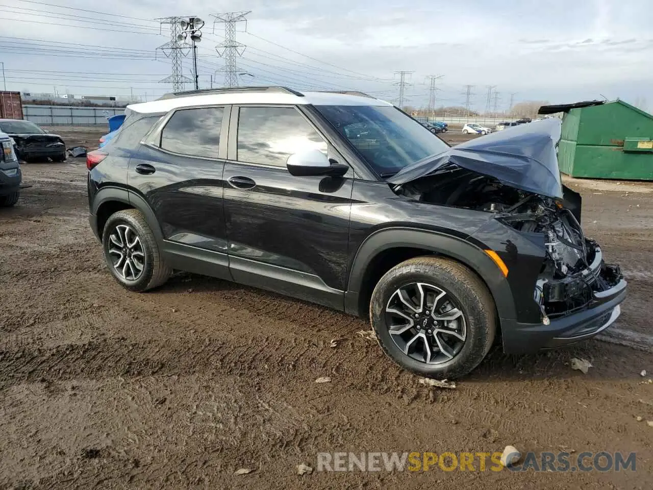 4 Фотография поврежденного автомобиля KL79MVSL6RB206776 CHEVROLET TRAILBLZR 2024
