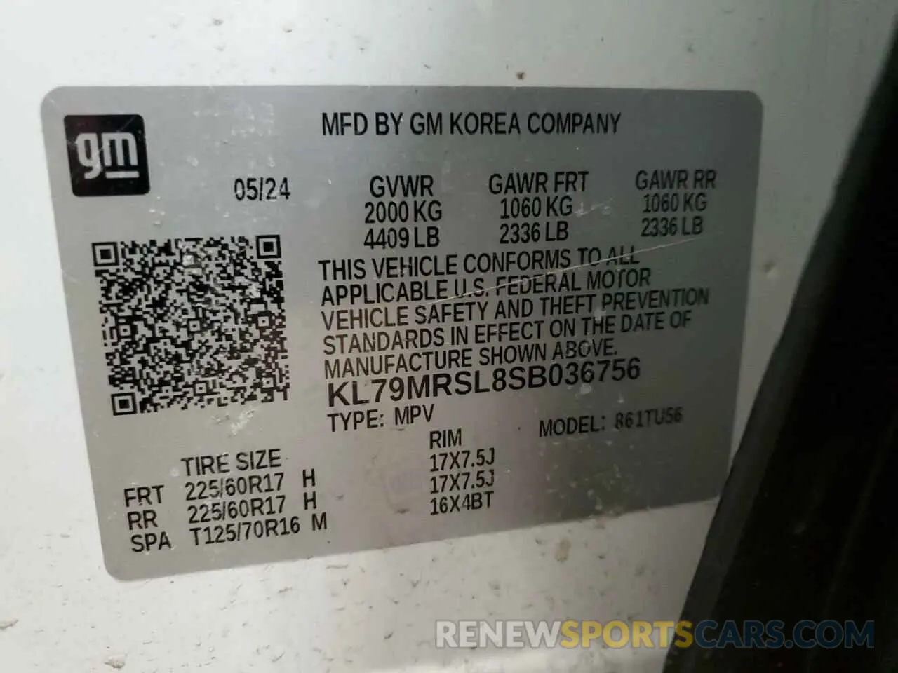 13 Фотография поврежденного автомобиля KL79MRSL8SB036756 CHEVROLET TRAILBLZR 2025