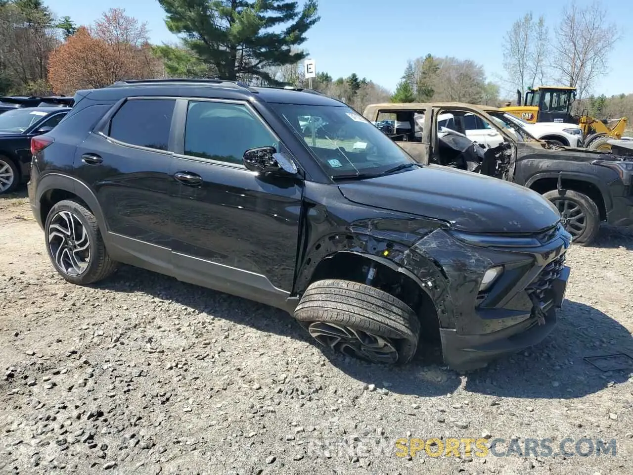 4 Photograph of a damaged car KL79MUSL0SB149409 CHEVROLET TRAILBLZR 2025