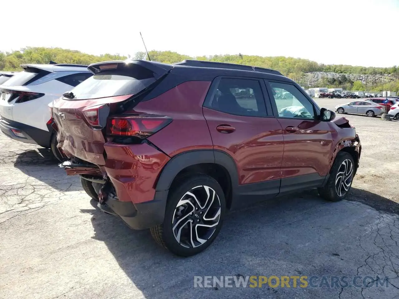 3 Photograph of a damaged car KL79MUSL6SB028576 CHEVROLET TRAILBLZR 2025