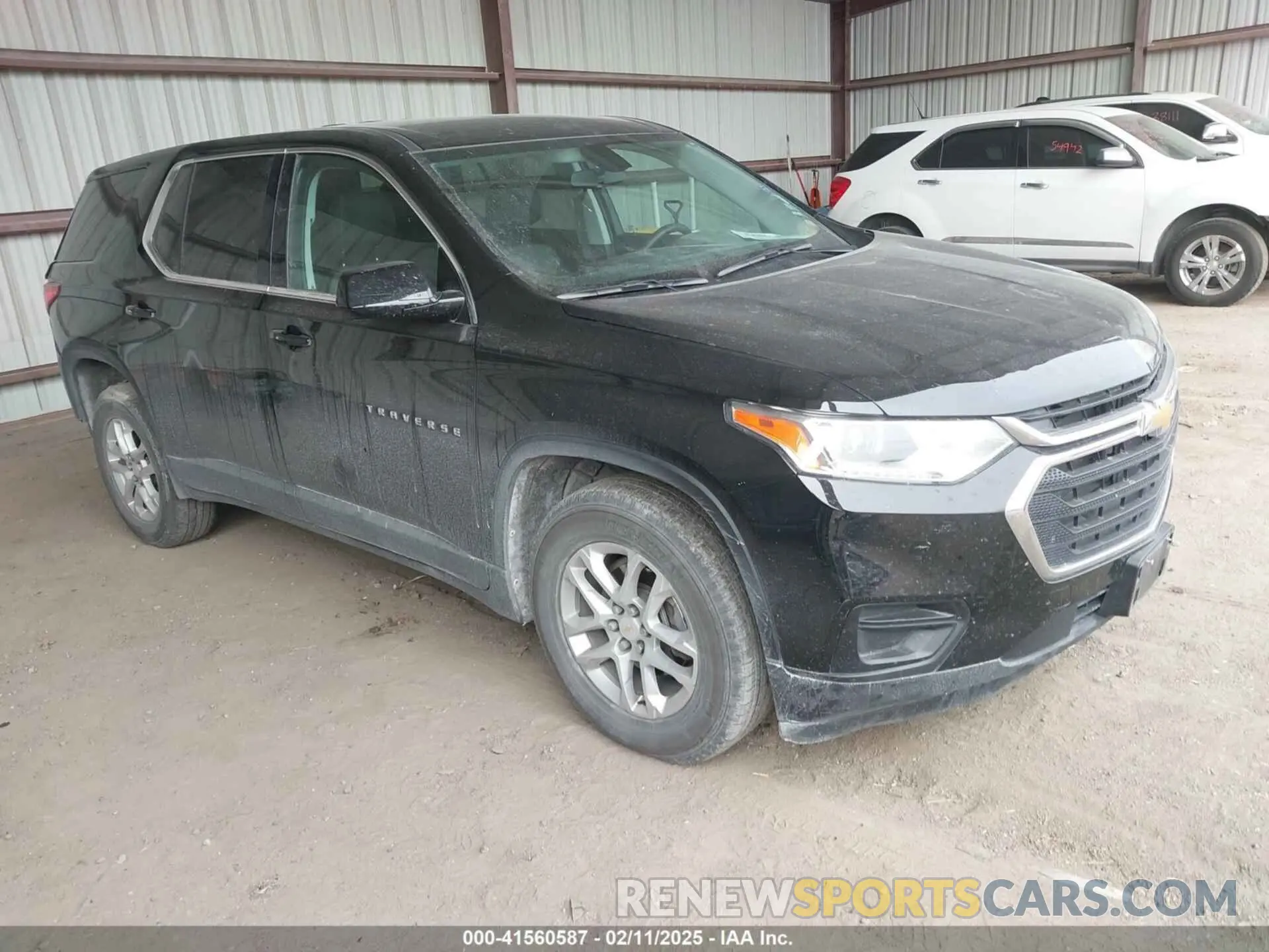 1 Photograph of a damaged car 1GNERFKW0KJ248012 CHEVROLET TRAVERSE 2019
