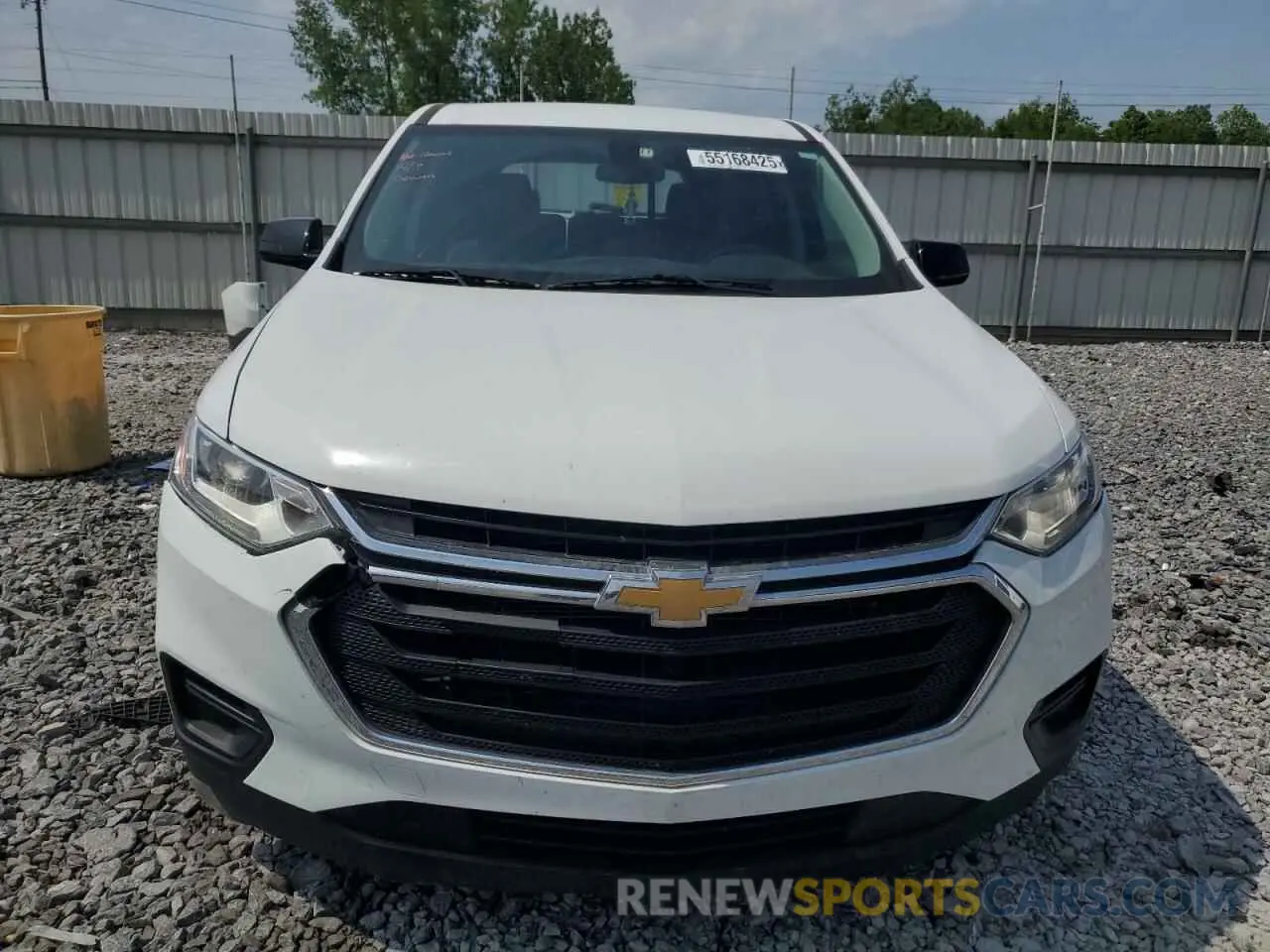 5 Photograph of a damaged car 1GNERFKW4KJ143683 CHEVROLET TRAVERSE 2019