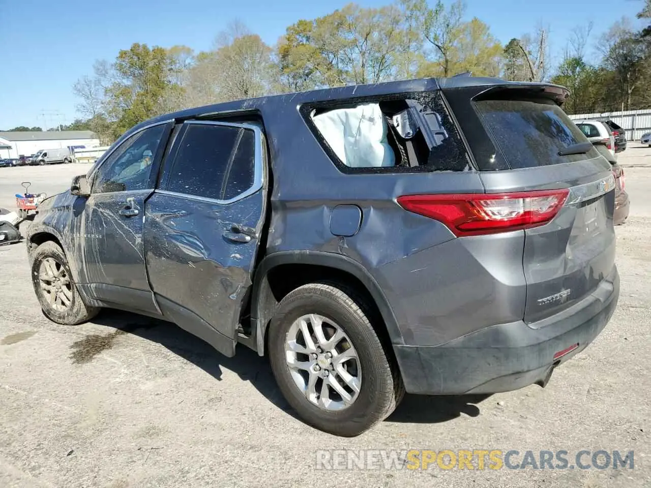 2 Фотография поврежденного автомобиля 1GNERFKW5KJ250497 CHEVROLET TRAVERSE 2019