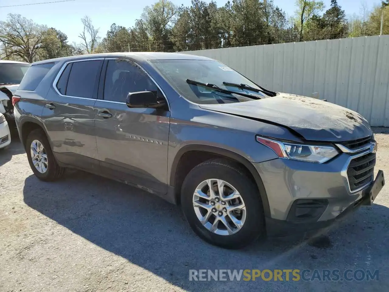 4 Фотография поврежденного автомобиля 1GNERFKW5KJ250497 CHEVROLET TRAVERSE 2019