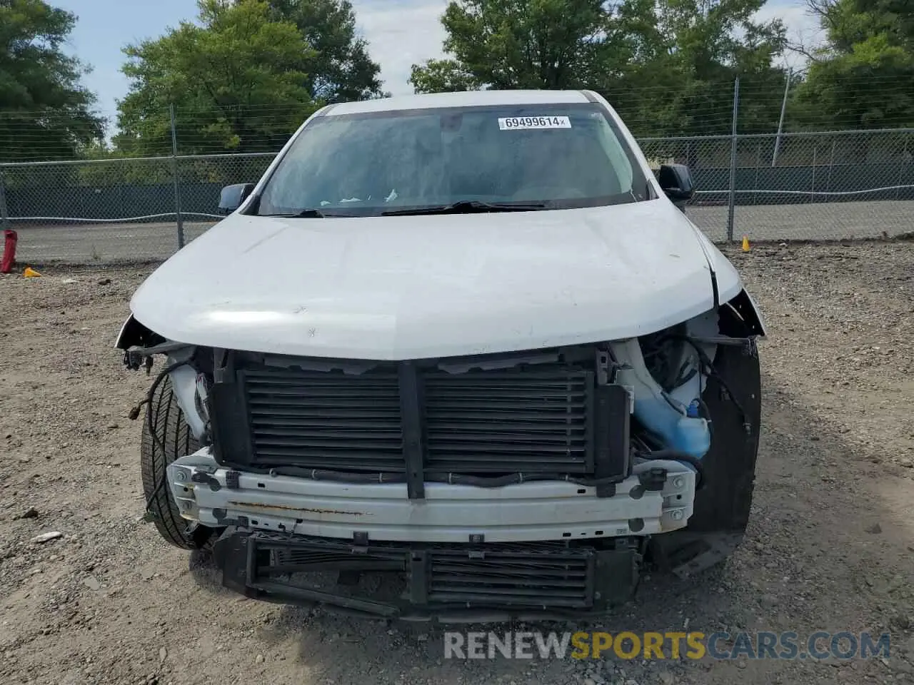 5 Photograph of a damaged car 1GNERFKW5KJ301125 CHEVROLET TRAVERSE 2019