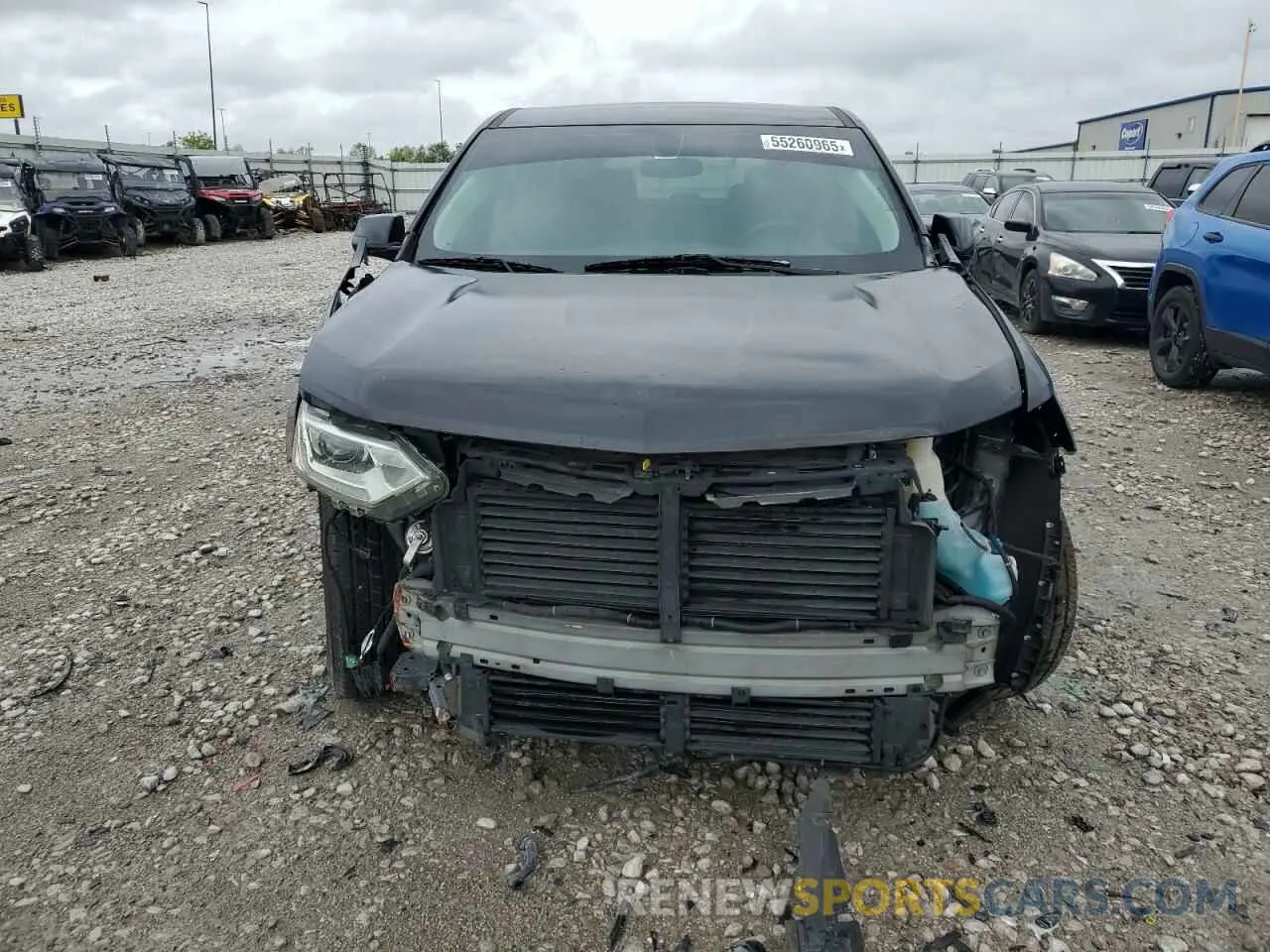 5 Photograph of a damaged car 1GNERFKW7KJ170148 CHEVROLET TRAVERSE 2019