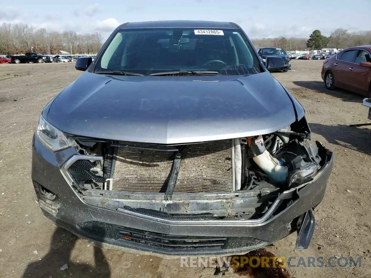 5 Photograph of a damaged car 1GNERFKW7KJ189363 CHEVROLET TRAVERSE 2019