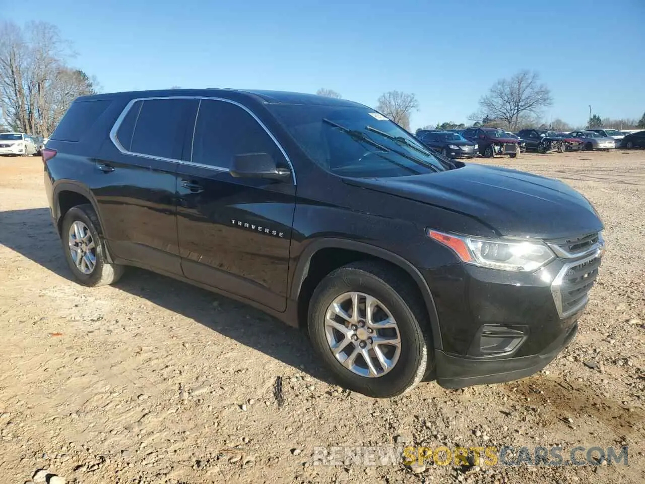 4 Photograph of a damaged car 1GNERFKW9KJ166473 CHEVROLET TRAVERSE 2019