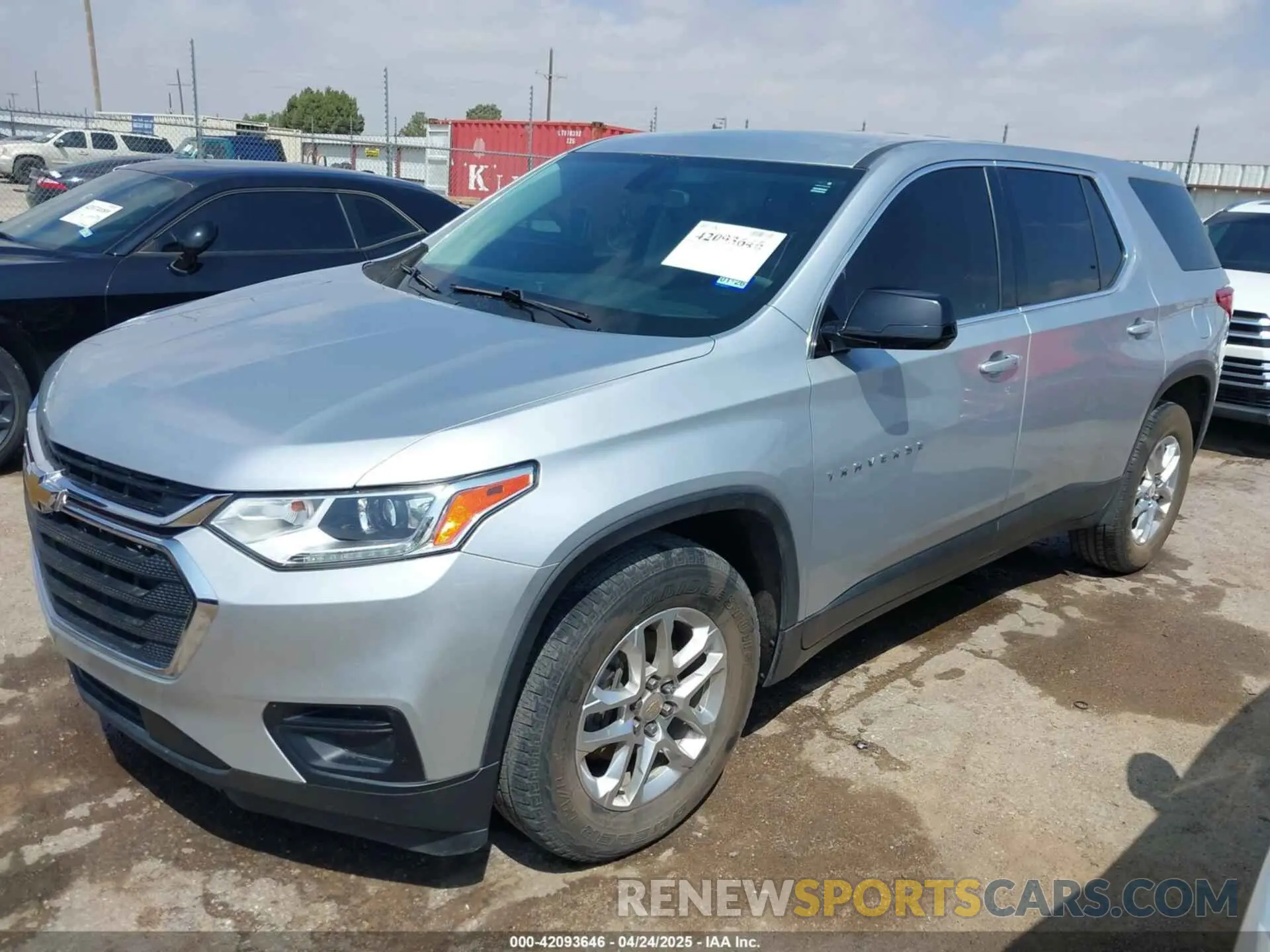 2 Photograph of a damaged car 1GNERFKW9KJ282188 CHEVROLET TRAVERSE 2019