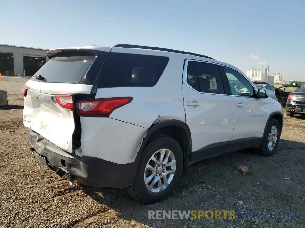 3 Фотография поврежденного автомобиля 1GNERGKW1KJ100280 CHEVROLET TRAVERSE 2019