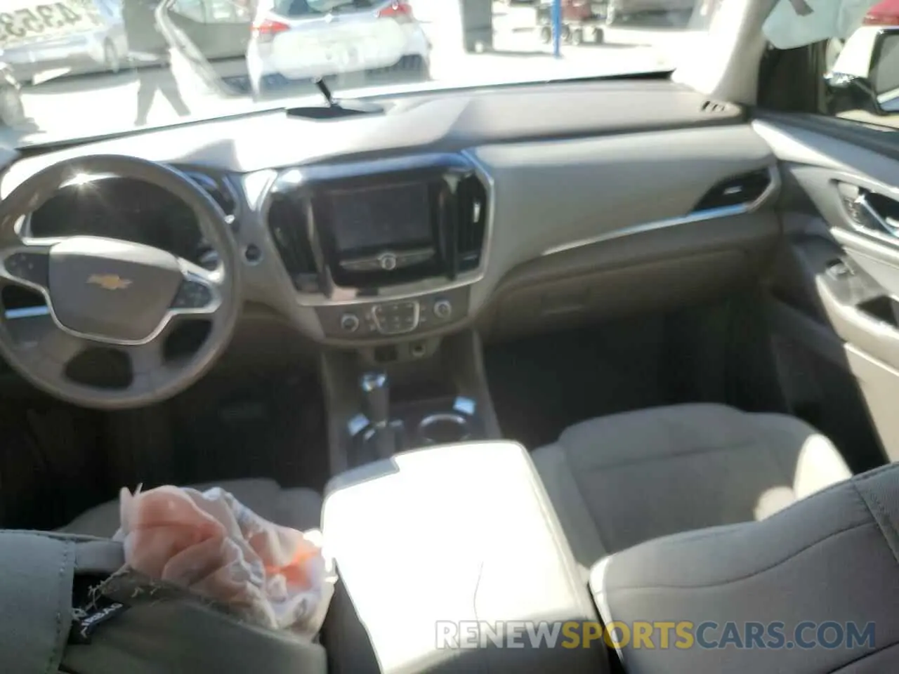 8 Photograph of a damaged car 1GNERGKW1KJ258196 CHEVROLET TRAVERSE 2019