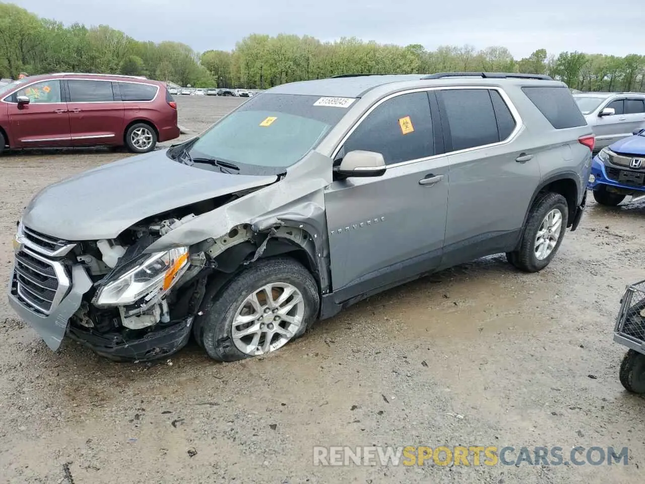 1 Фотография поврежденного автомобиля 1GNERGKW4KJ135797 CHEVROLET TRAVERSE 2019