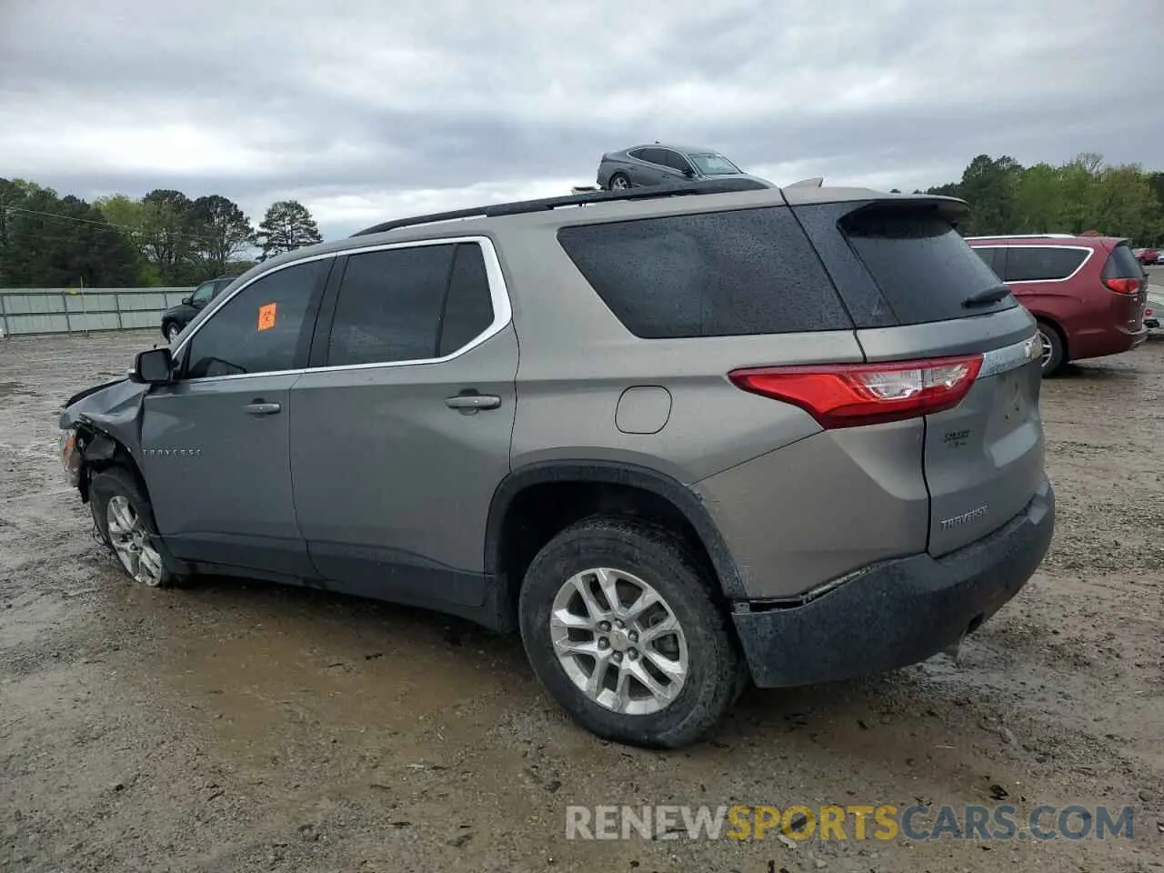 2 Фотография поврежденного автомобиля 1GNERGKW4KJ135797 CHEVROLET TRAVERSE 2019