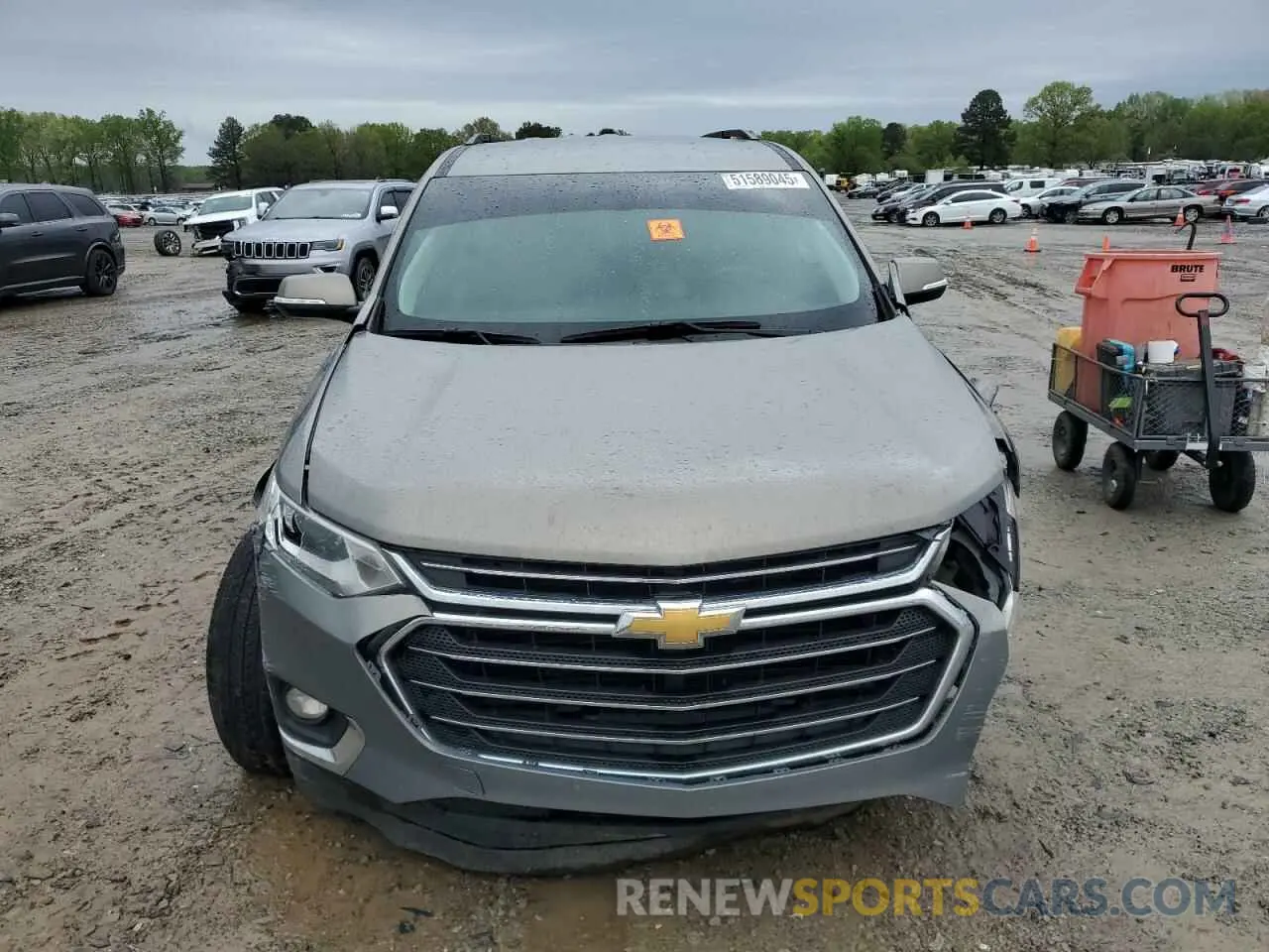 5 Фотография поврежденного автомобиля 1GNERGKW4KJ135797 CHEVROLET TRAVERSE 2019