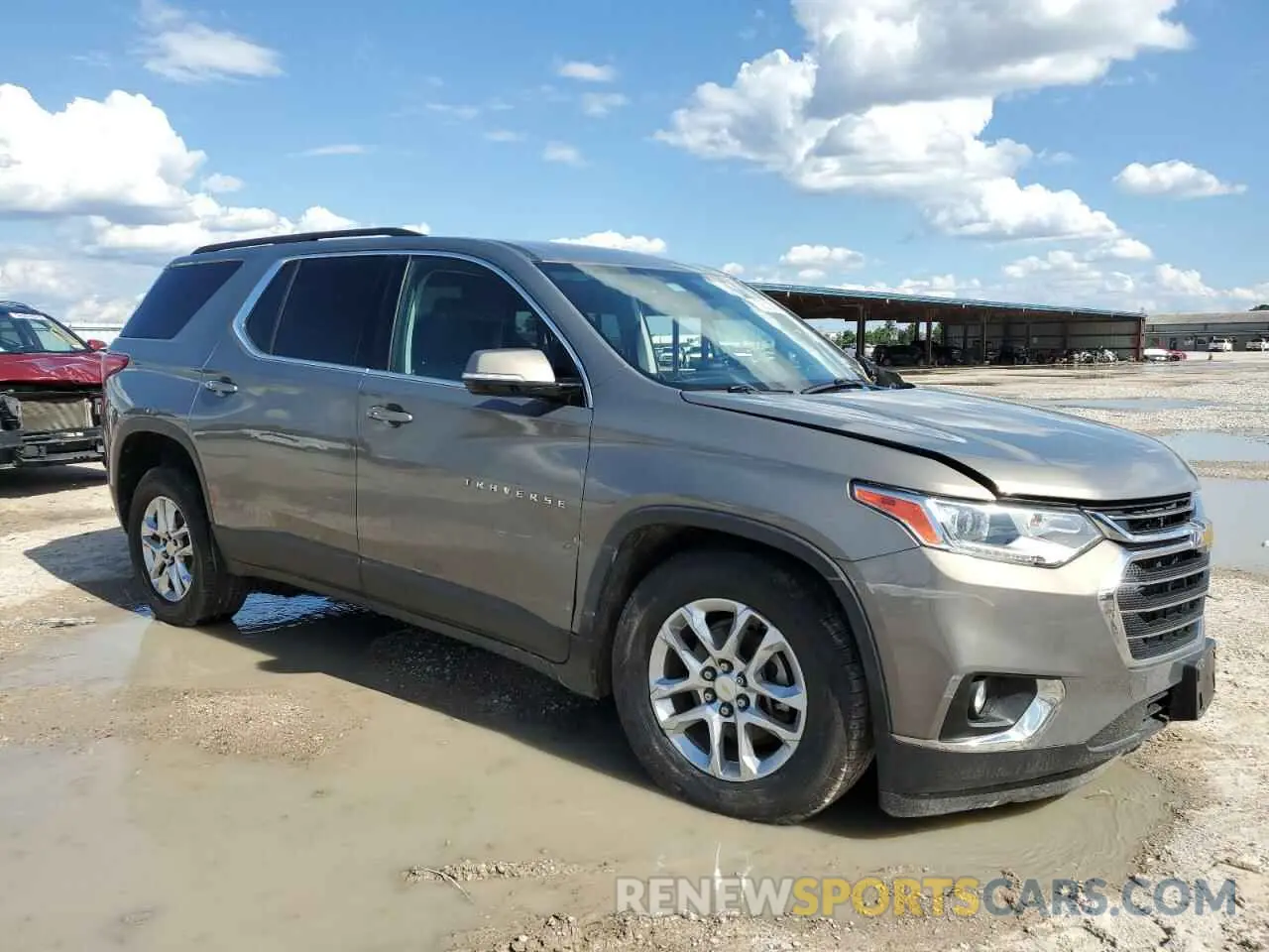 4 Фотография поврежденного автомобиля 1GNERGKW4KJ183767 CHEVROLET TRAVERSE 2019