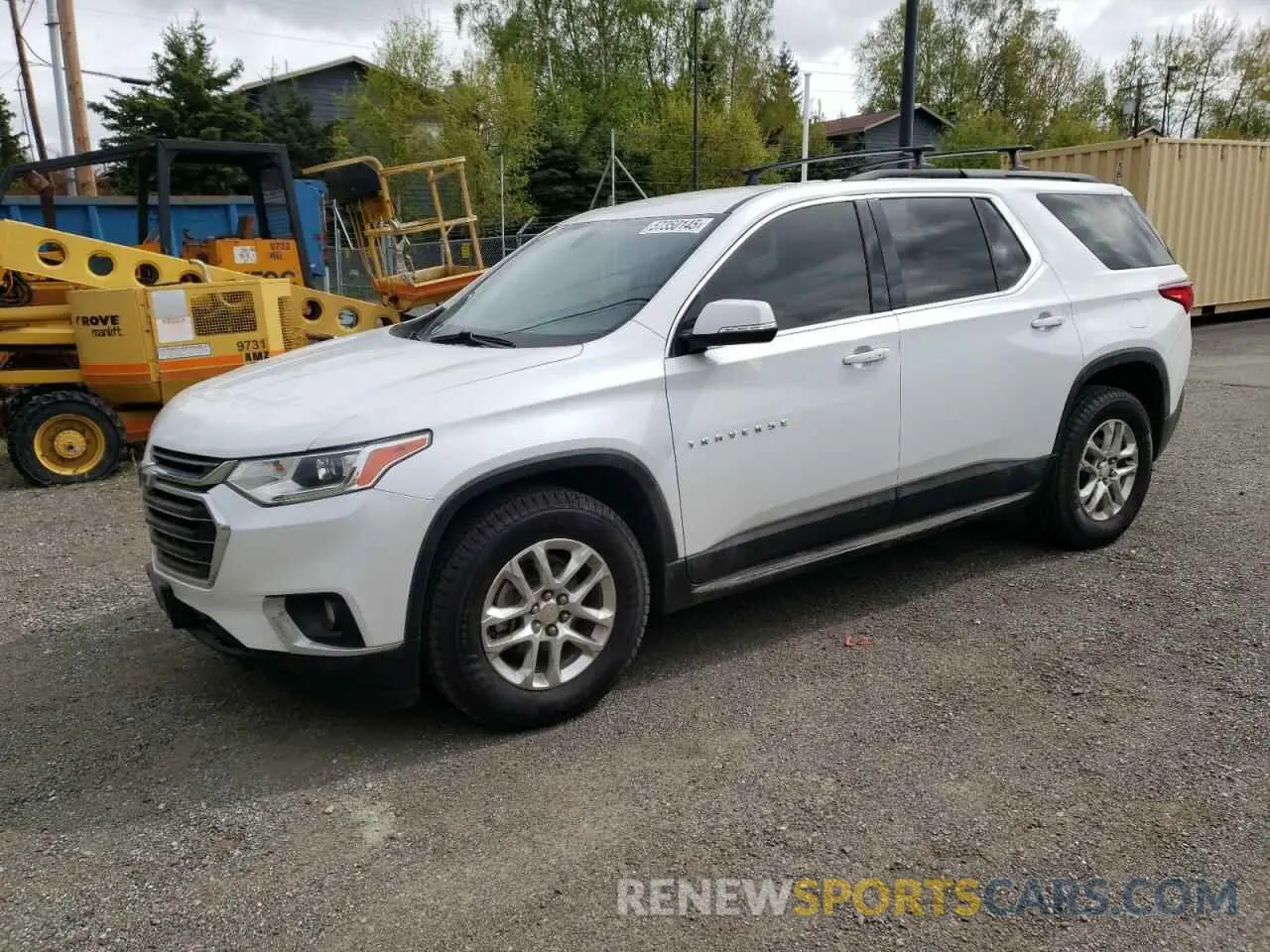 1 Photograph of a damaged car 1GNERGKW5KJ207932 CHEVROLET TRAVERSE 2019