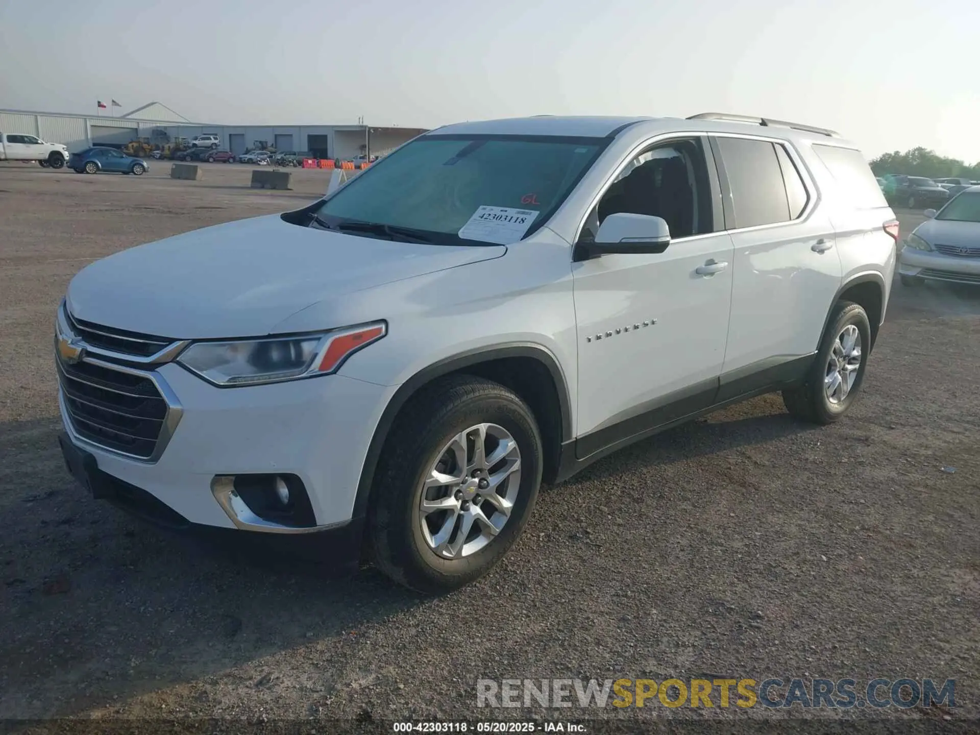 2 Photograph of a damaged car 1GNERGKW5KJ265846 CHEVROLET TRAVERSE 2019