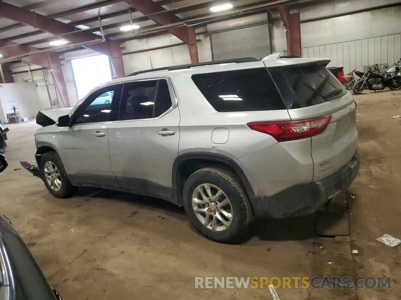 2 Photograph of a damaged car 1GNERGKW5KJ300482 CHEVROLET TRAVERSE 2019