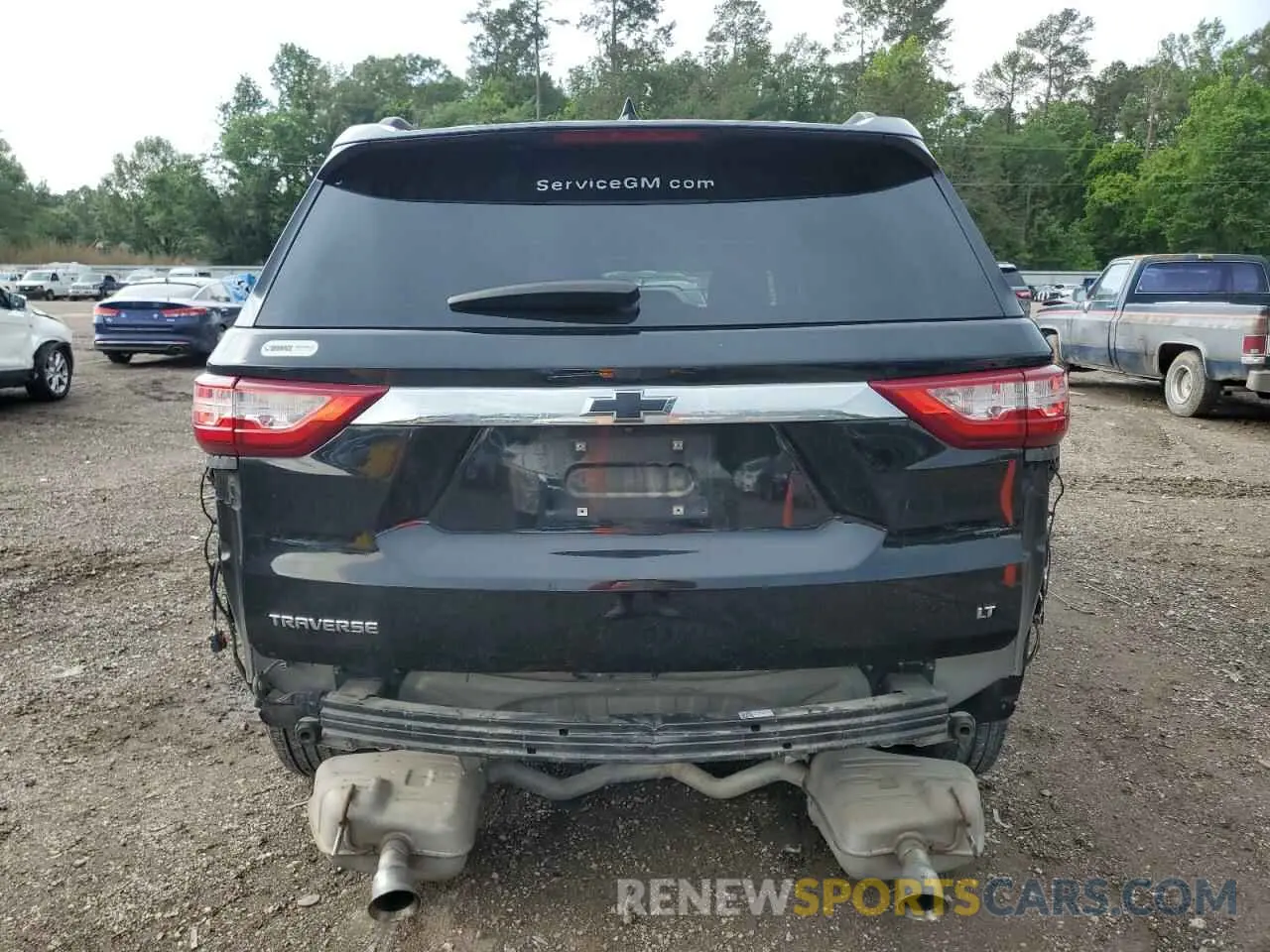 6 Photograph of a damaged car 1GNERGKW7KJ123014 CHEVROLET TRAVERSE 2019