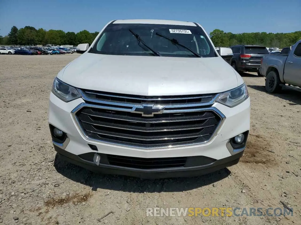 5 Photograph of a damaged car 1GNERGKW8KJ105380 CHEVROLET TRAVERSE 2019