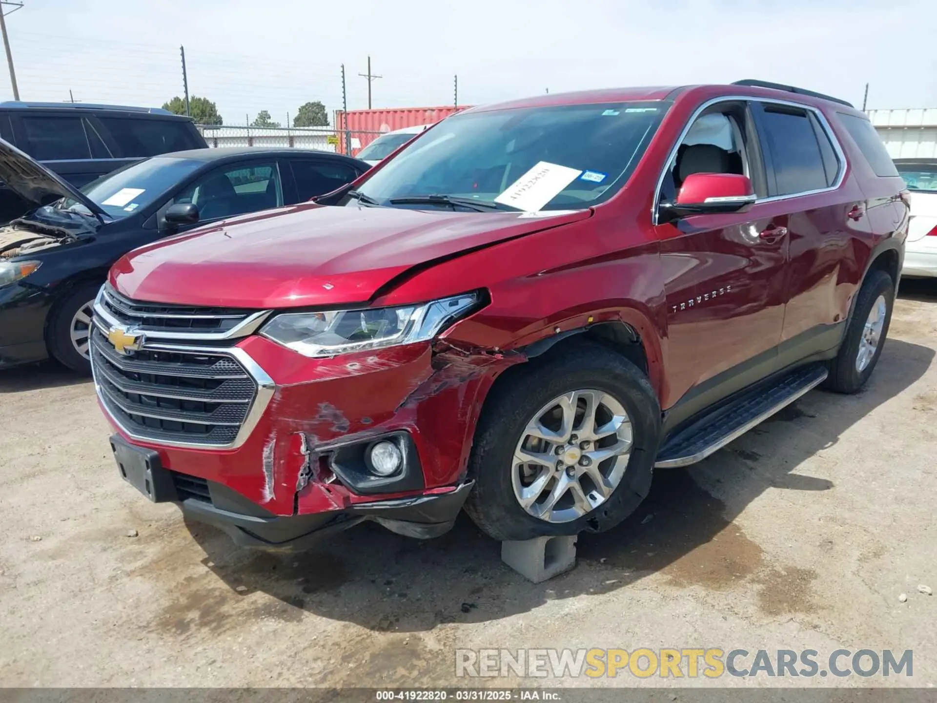6 Photograph of a damaged car 1GNERGKWXKJ256379 CHEVROLET TRAVERSE 2019