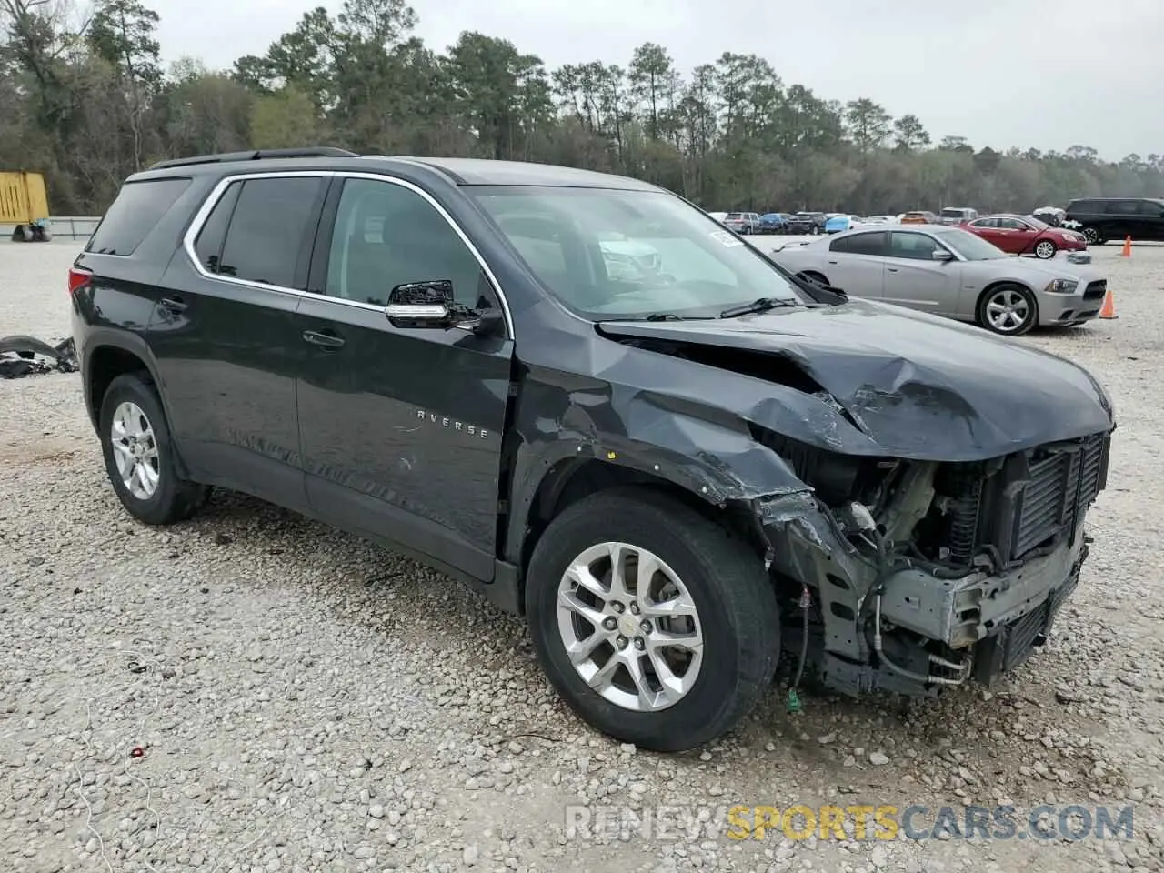 4 Photograph of a damaged car 1GNERHKW3KJ132296 CHEVROLET TRAVERSE 2019
