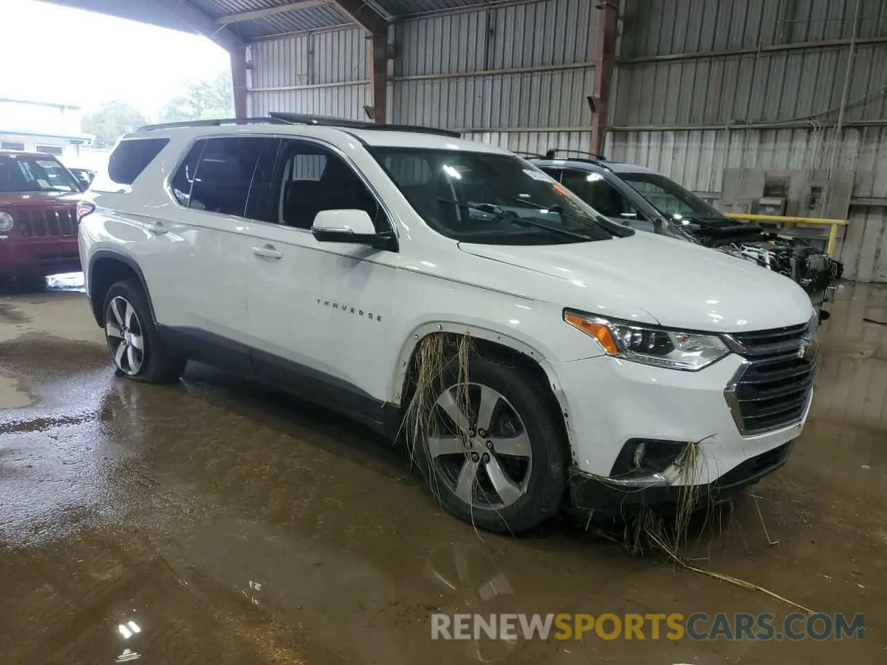4 Фотография поврежденного автомобиля 1GNERHKW4KJ172595 CHEVROLET TRAVERSE 2019