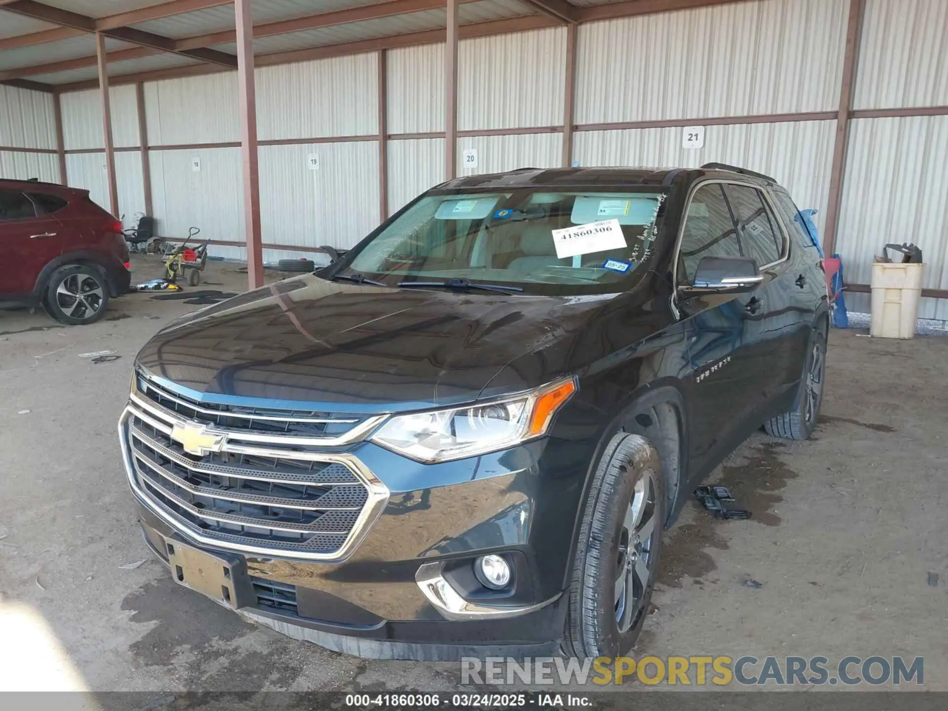 2 Photograph of a damaged car 1GNERHKW8KJ196799 CHEVROLET TRAVERSE 2019