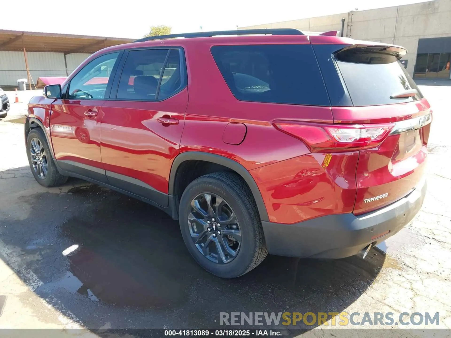 3 Photograph of a damaged car 1GNERJKW7KJ297338 CHEVROLET TRAVERSE 2019