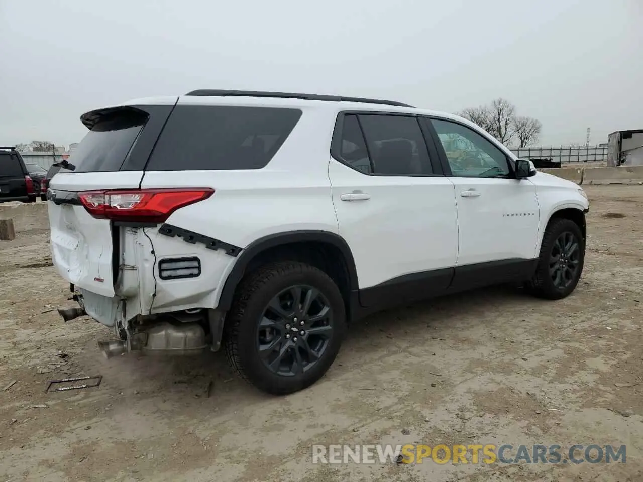 3 Photograph of a damaged car 1GNERJKX7KJ103044 CHEVROLET TRAVERSE 2019