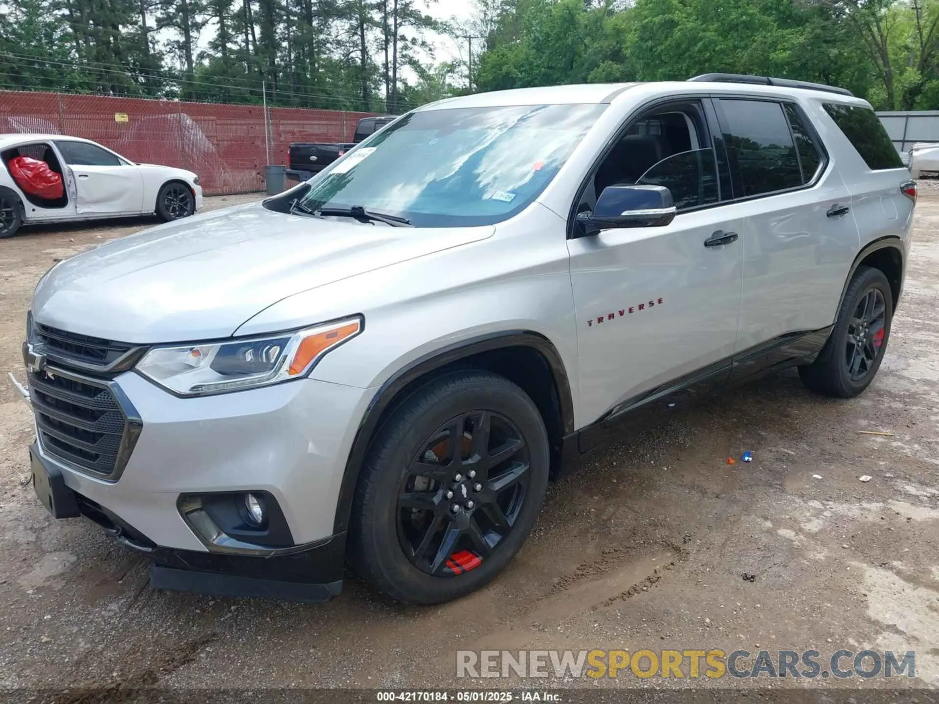 2 Photograph of a damaged car 1GNERKKW0KJ191951 CHEVROLET TRAVERSE 2019