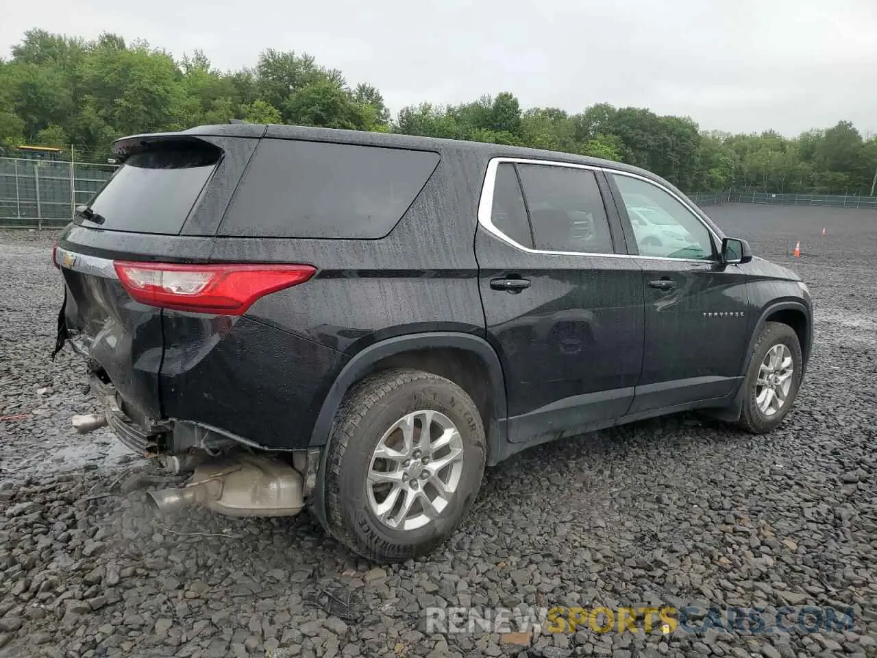 3 Photograph of a damaged car 1GNEVFKW0KJ202045 CHEVROLET TRAVERSE 2019