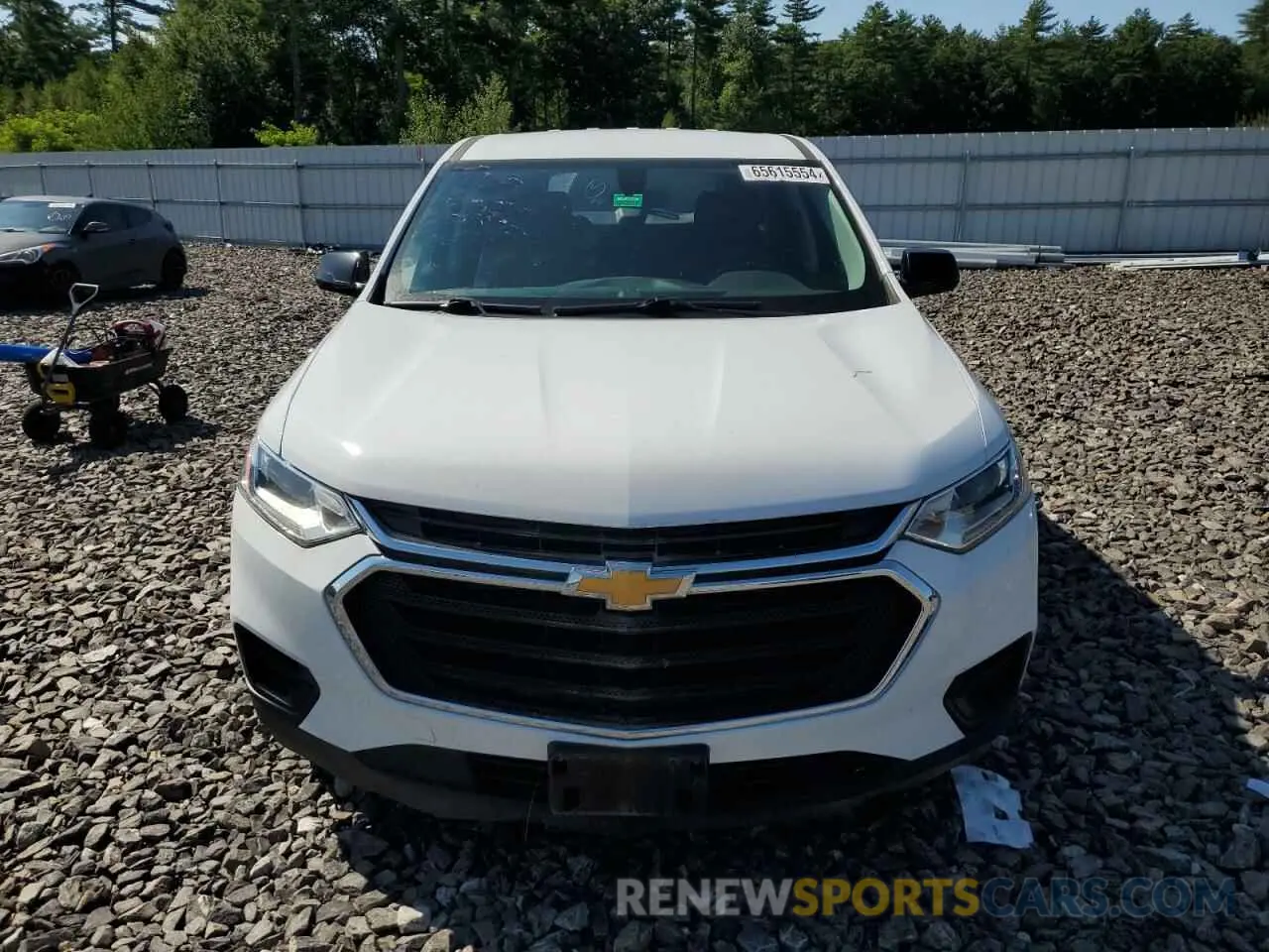 5 Photograph of a damaged car 1GNEVFKW2KJ185667 CHEVROLET TRAVERSE 2019