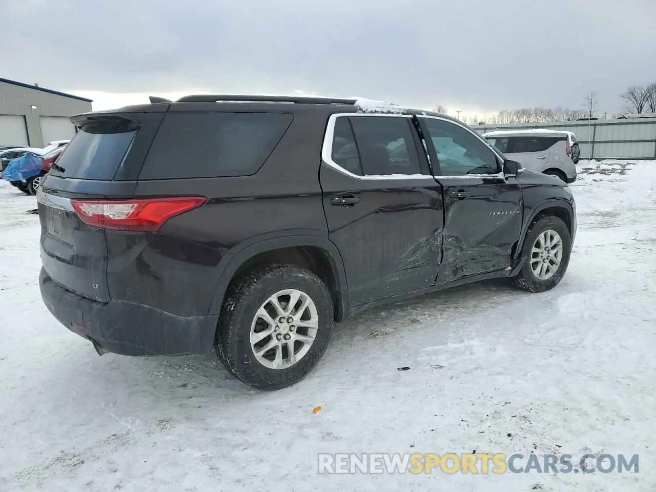 3 Фотография поврежденного автомобиля 1GNEVGKW6KJ202590 CHEVROLET TRAVERSE 2019