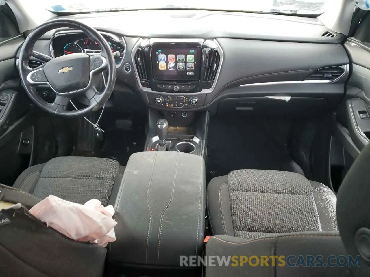 8 Фотография поврежденного автомобиля 1GNEVGKW6KJ202590 CHEVROLET TRAVERSE 2019
