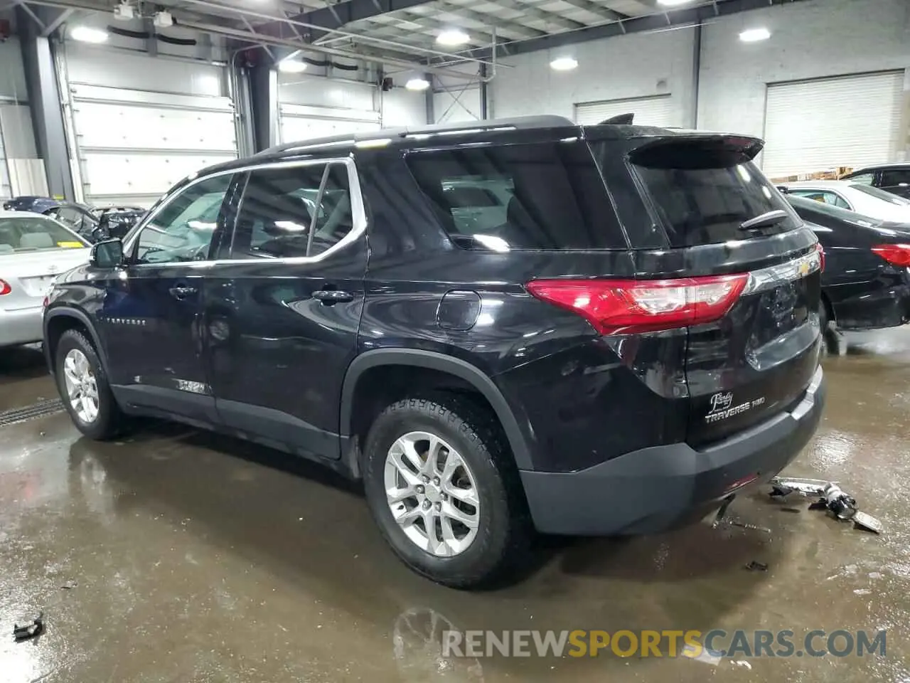 2 Photograph of a damaged car 1GNEVGKW9KJ285836 CHEVROLET TRAVERSE 2019